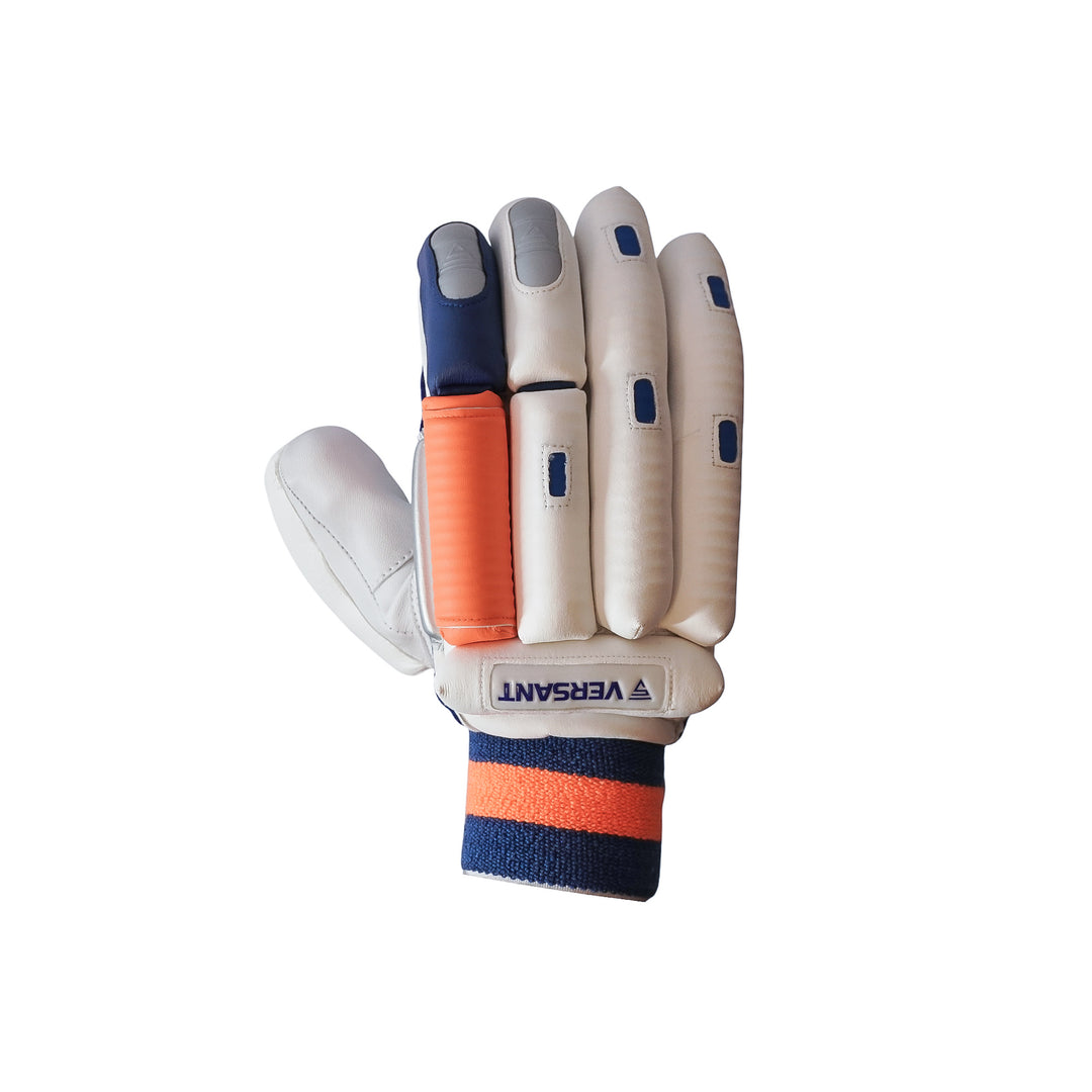 Goat Gloves Orange/White